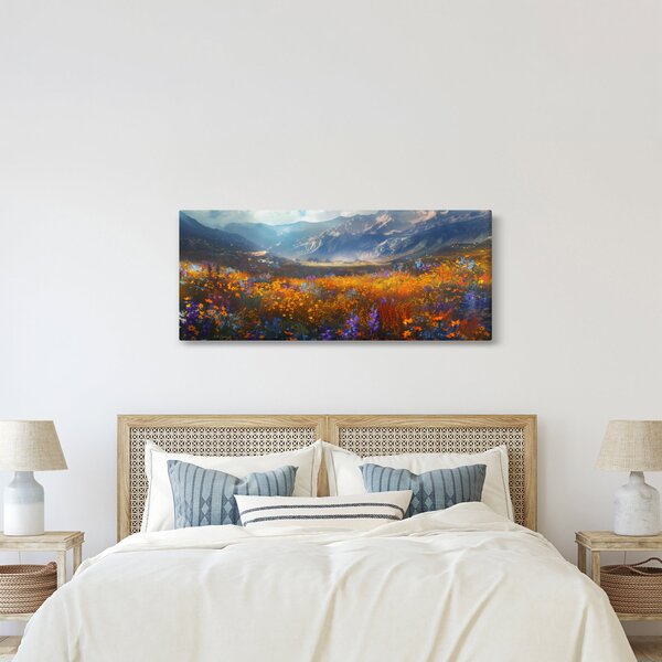 Slika - Slikani planinski pejzaž II. (120x50 cm)