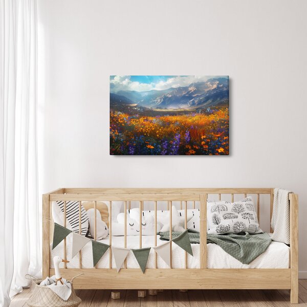 Slika - Slikani planinski pejzaž II. (90x60 cm)