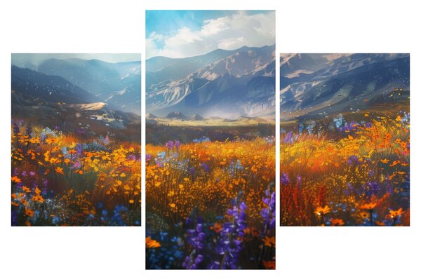 Slika - Slikani planinski pejzaž II. (90x60 cm)