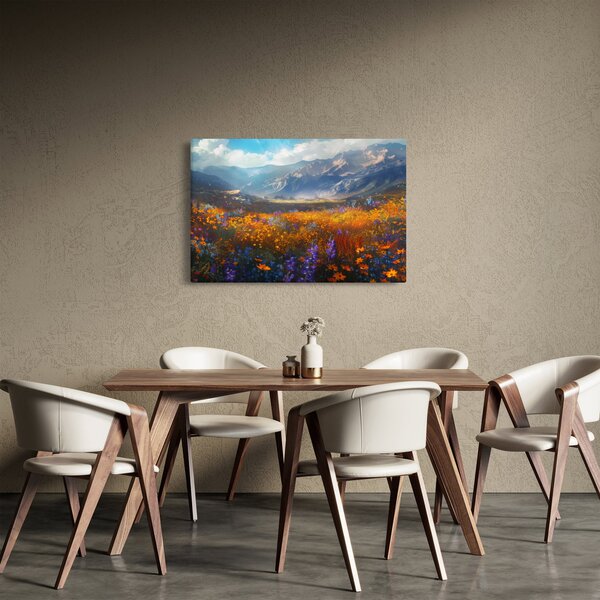 Slika - Slikani planinski pejzaž II. (90x60 cm)