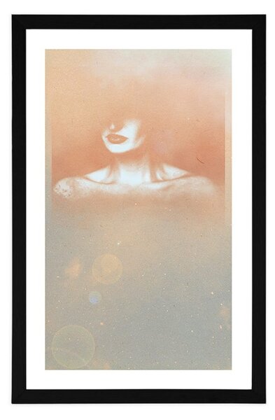 Plakat s paspartuom misteriozna dama