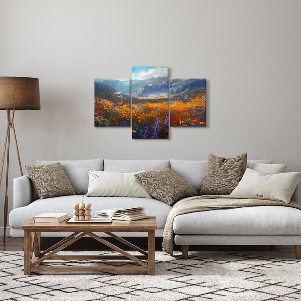 Slika - Slikani planinski pejzaž II. (90x60 cm)