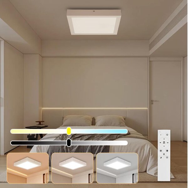 Brilagi-LED Prigušiva svjetiljka za kupaonicu FRAME SMART LED/24W/230V IP44 bije+DU