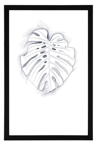 Plakat s paspartuom list monstere