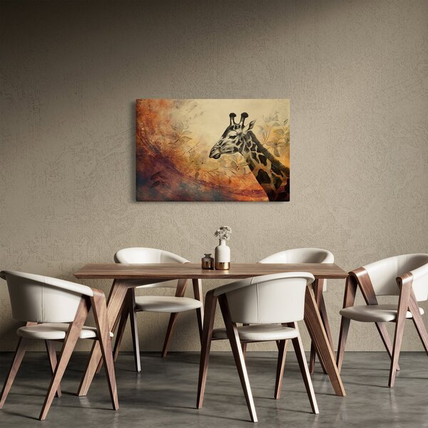 Slika - Žirafa, slika (90x60 cm)