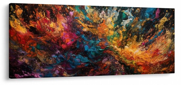 Slika - Apstrakcija boja II. (120x50 cm)