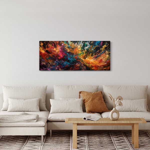 Slika - Apstrakcija boja II. (120x50 cm)