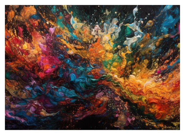 Slika - Apstrakcija boja II. (70x50 cm)