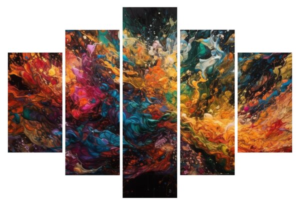 Slika - Apstrakcija boja II. (150x105 cm)