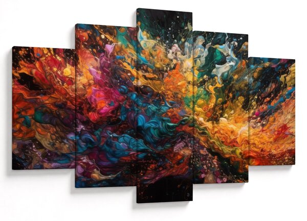Slika - Apstrakcija boja II. (150x105 cm)