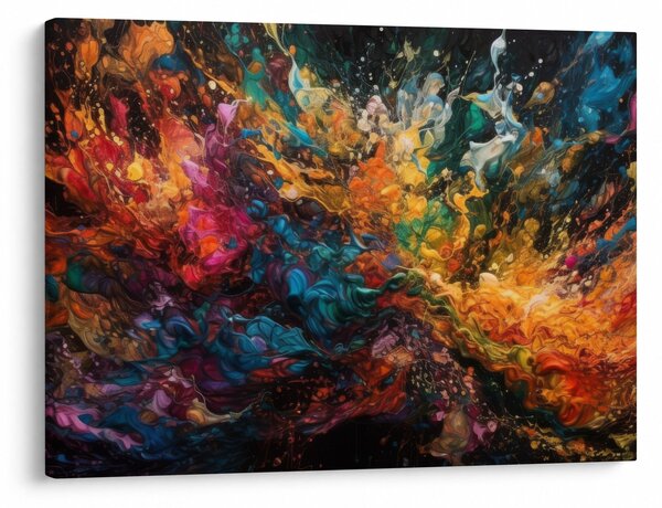 Slika - Apstrakcija boja II. (70x50 cm)