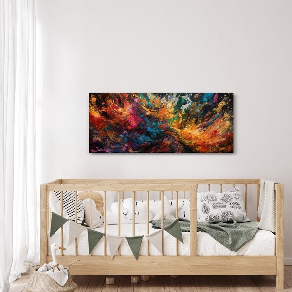 Slika - Apstrakcija boja II. (120x50 cm)