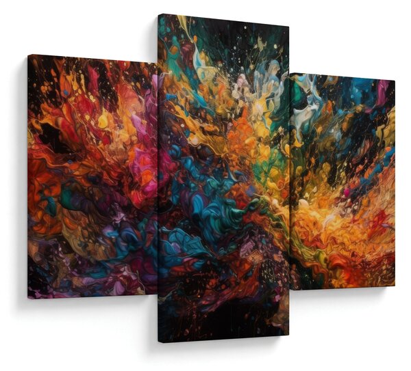 Slika - Apstrakcija boja II. (90x60 cm)