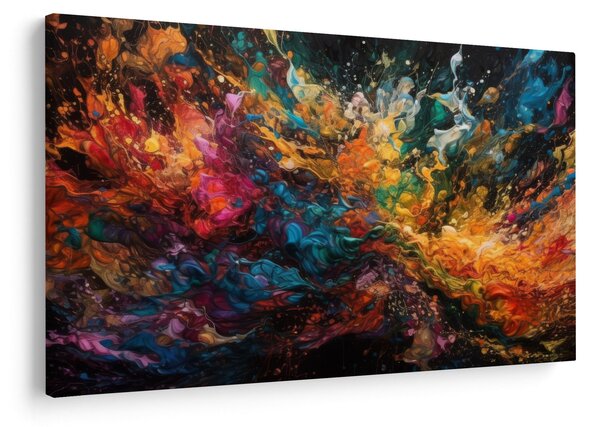 Slika - Apstrakcija boja II. (90x60 cm)