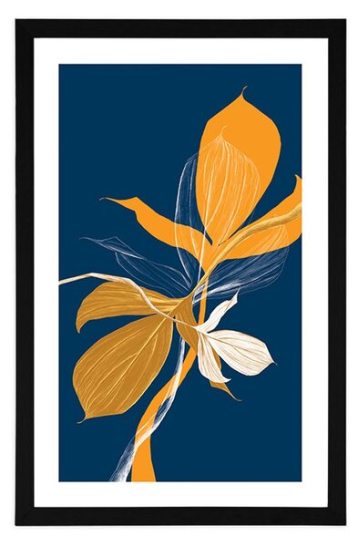 Plakat s paspartuom harmonija listova
