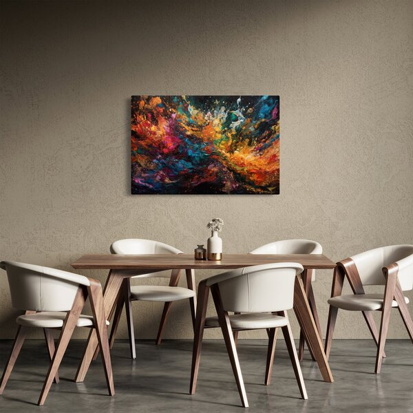Slika - Apstrakcija boja II. (90x60 cm)
