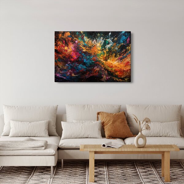 Slika - Apstrakcija boja II. (90x60 cm)