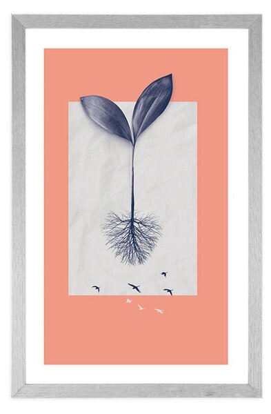 Plakat s paspartuom raznolikost prirode