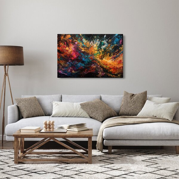 Slika - Apstrakcija boja II. (90x60 cm)