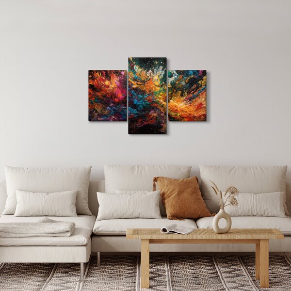 Slika - Apstrakcija boja II. (90x60 cm)