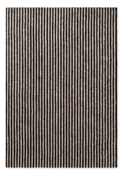 Crni ručno rađen juten tepih 160x230 cm Harvest Ebony – Elle Decoration
