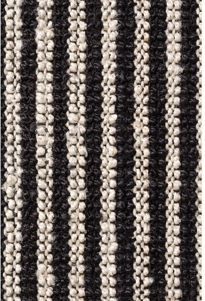 Crni ručno rađen juten tepih 160x230 cm Harvest Ebony – Elle Decoration
