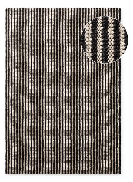 Crni ručno rađen juten tepih 160x230 cm Harvest Ebony – Elle Decoration