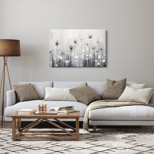 Slika - Maslačci, slikanje (90x60 cm)