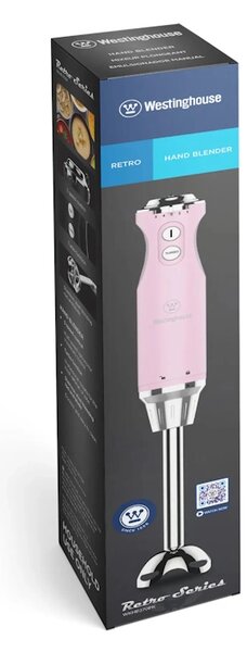 Westinghouse Retro Pink ručni blender