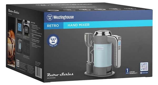 Westinghouse Retro Blue ručni mikser