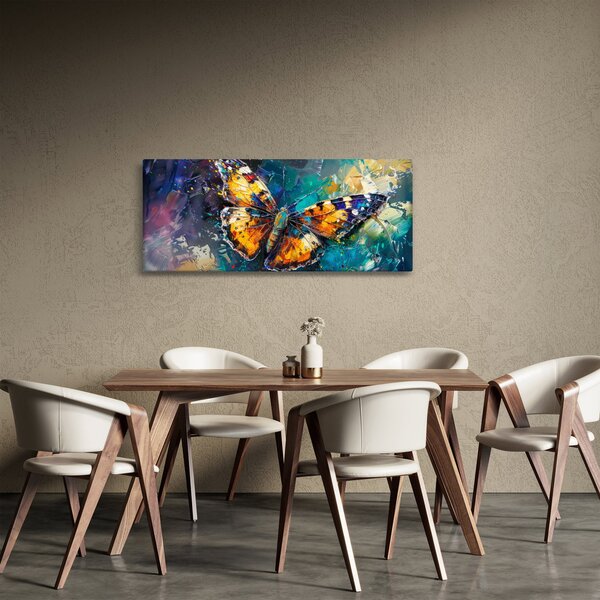 Slika - Leptir, ulje na platnu (120x50 cm)