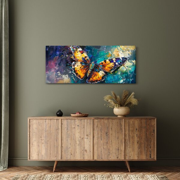 Slika - Leptir, ulje na platnu (120x50 cm)