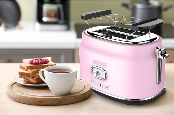 Westinghouse Retro Pink 2 Slice toster