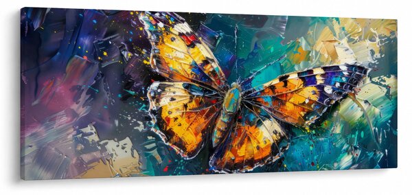 Slika - Leptir, ulje na platnu (120x50 cm)