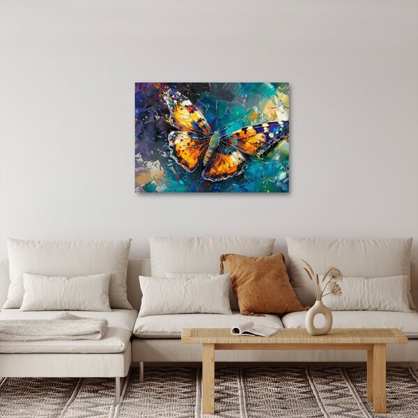 Slika - Leptir, ulje na platnu (70x50 cm)