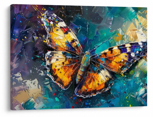 Slika - Leptir, ulje na platnu (70x50 cm)