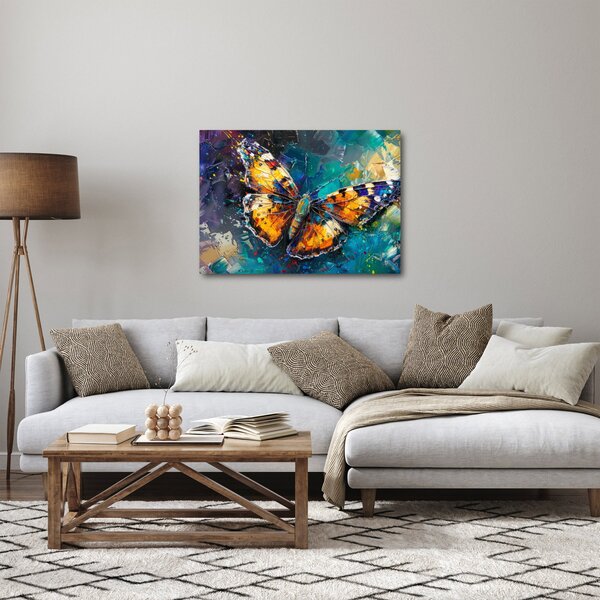 Slika - Leptir, ulje na platnu (70x50 cm)
