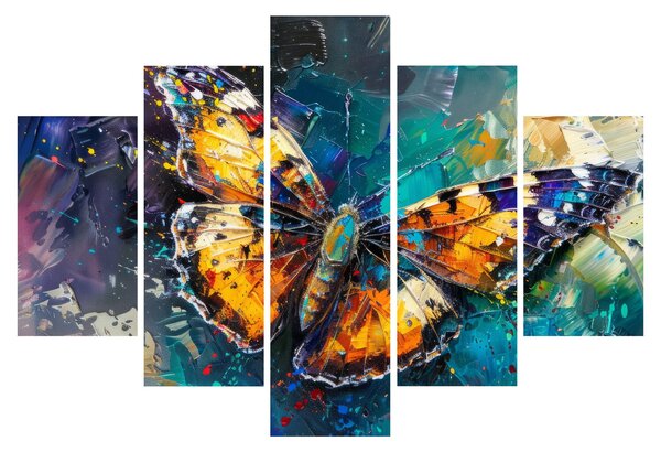 Slika - Leptir, ulje na platnu (150x105 cm)