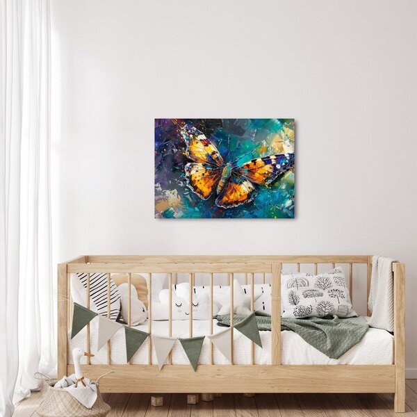 Slika - Leptir, ulje na platnu (70x50 cm)