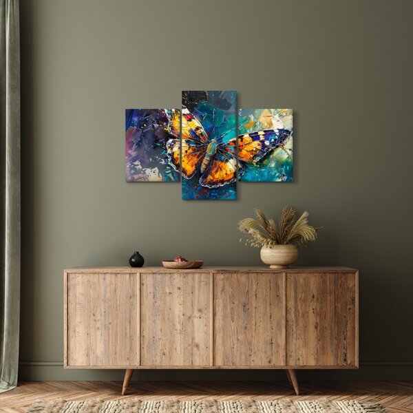 Slika - Leptir, ulje na platnu (90x60 cm)