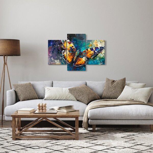Slika - Leptir, ulje na platnu (90x60 cm)