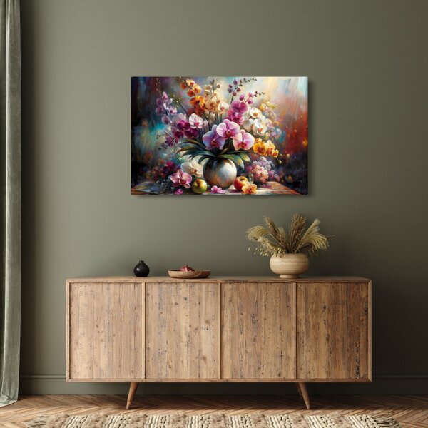 Slika - Vaza s cvijećem II. (90x60 cm)