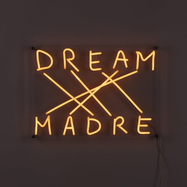 Stolne Lampa SELETTI, Dream-Madre, prigušiv, Žuta, Dnevna soba, Plastika, Dizajn