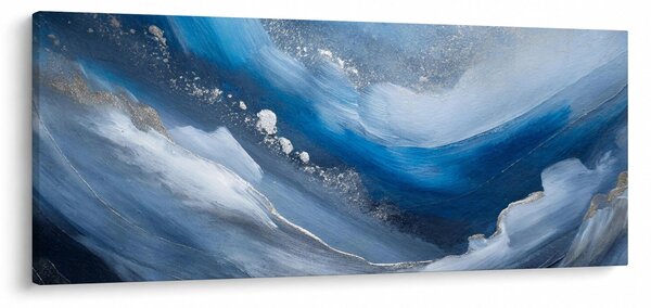 Slika - Apstrakcija oceana (120x50 cm)