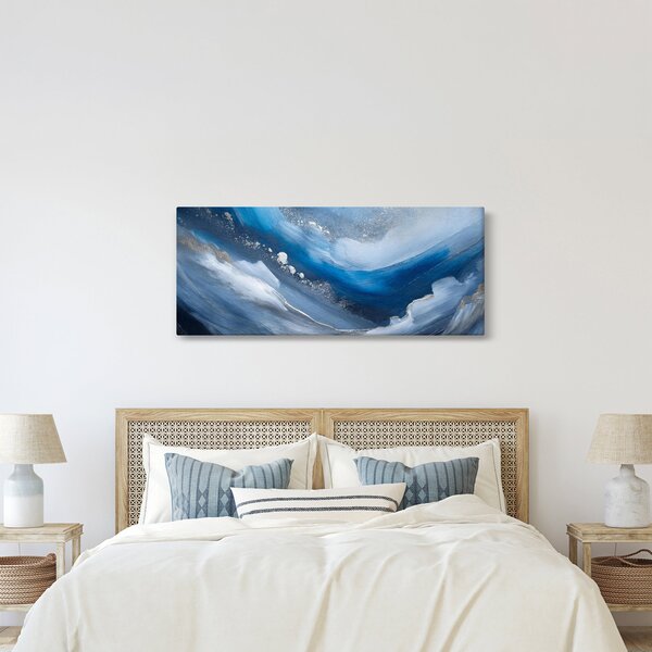 Slika - Apstrakcija oceana (120x50 cm)