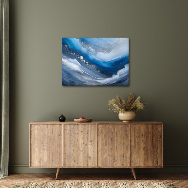 Slika - Apstrakcija oceana (70x50 cm)