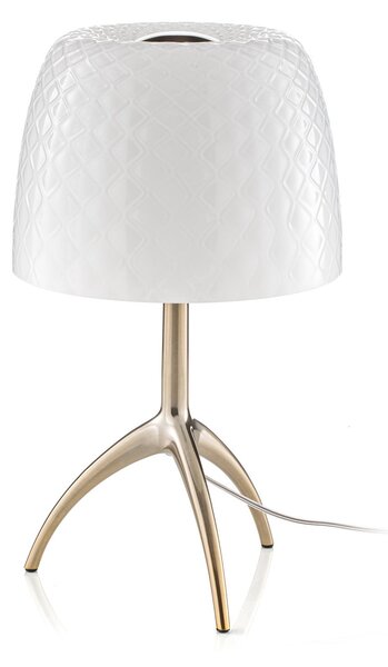 Stolne Lampa Foscarini, Lumiere, Bijela, Dnevna soba, Staklo, Dizajn