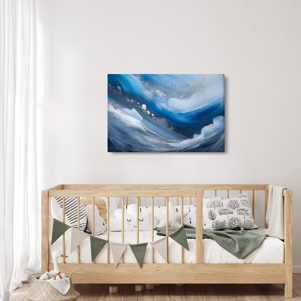 Slika - Apstrakcija oceana (90x60 cm)
