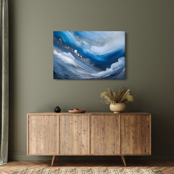 Slika - Apstrakcija oceana (90x60 cm)