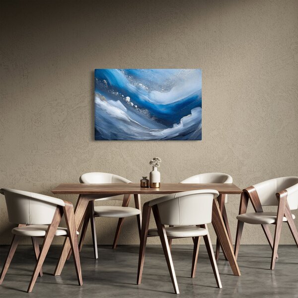 Slika - Apstrakcija oceana (90x60 cm)